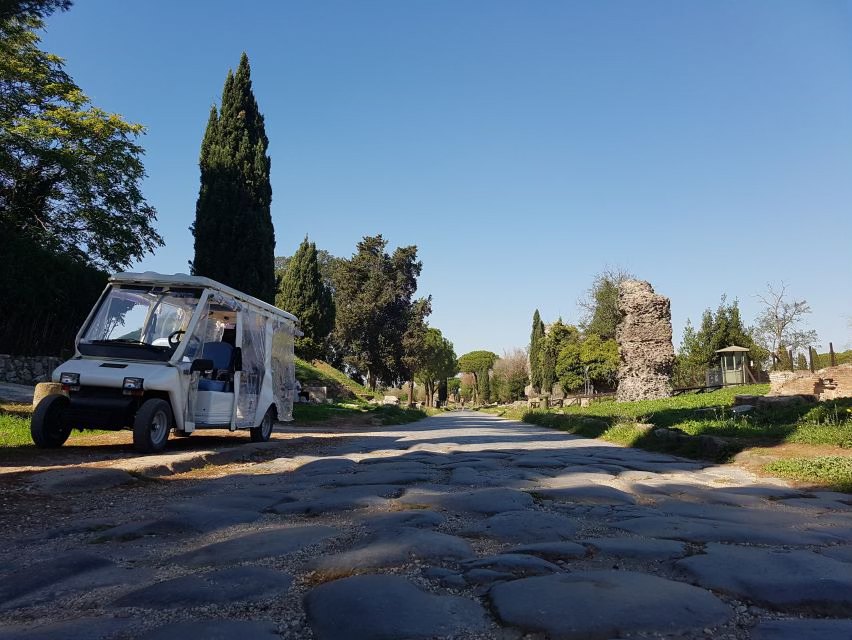 Appian Way & Catacombs Guided Tour by Golf Cart | Shared - Small groups