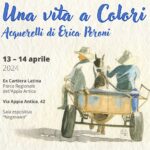Una vita a colori: alla Cartiera Latina gli acquerelli di Erica Peroni